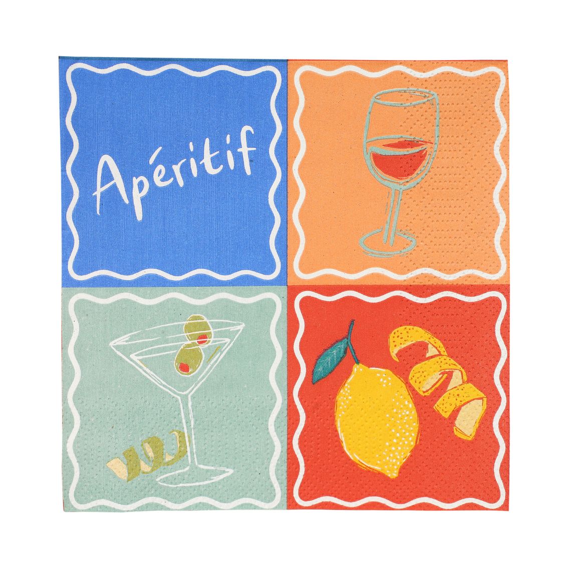 'Bon Appetit' Cocktail Paper Napkins