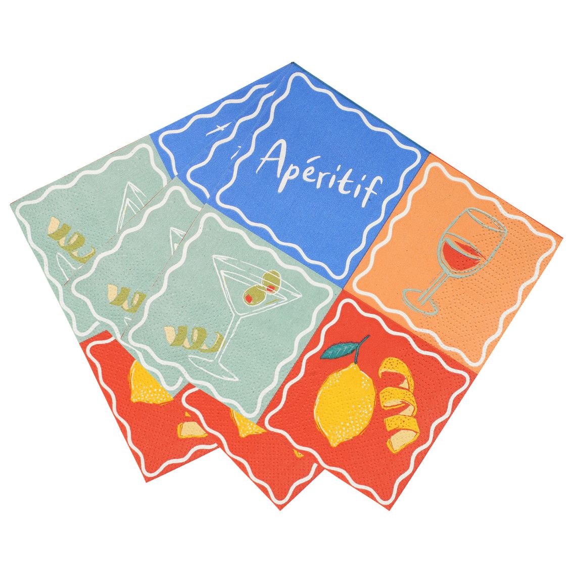 'Bon Appetit' Cocktail Paper Napkins