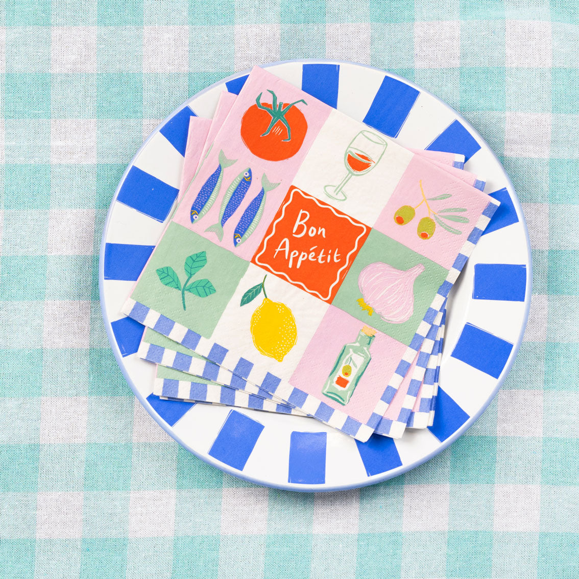'Bon Appetit' Paper Napkins