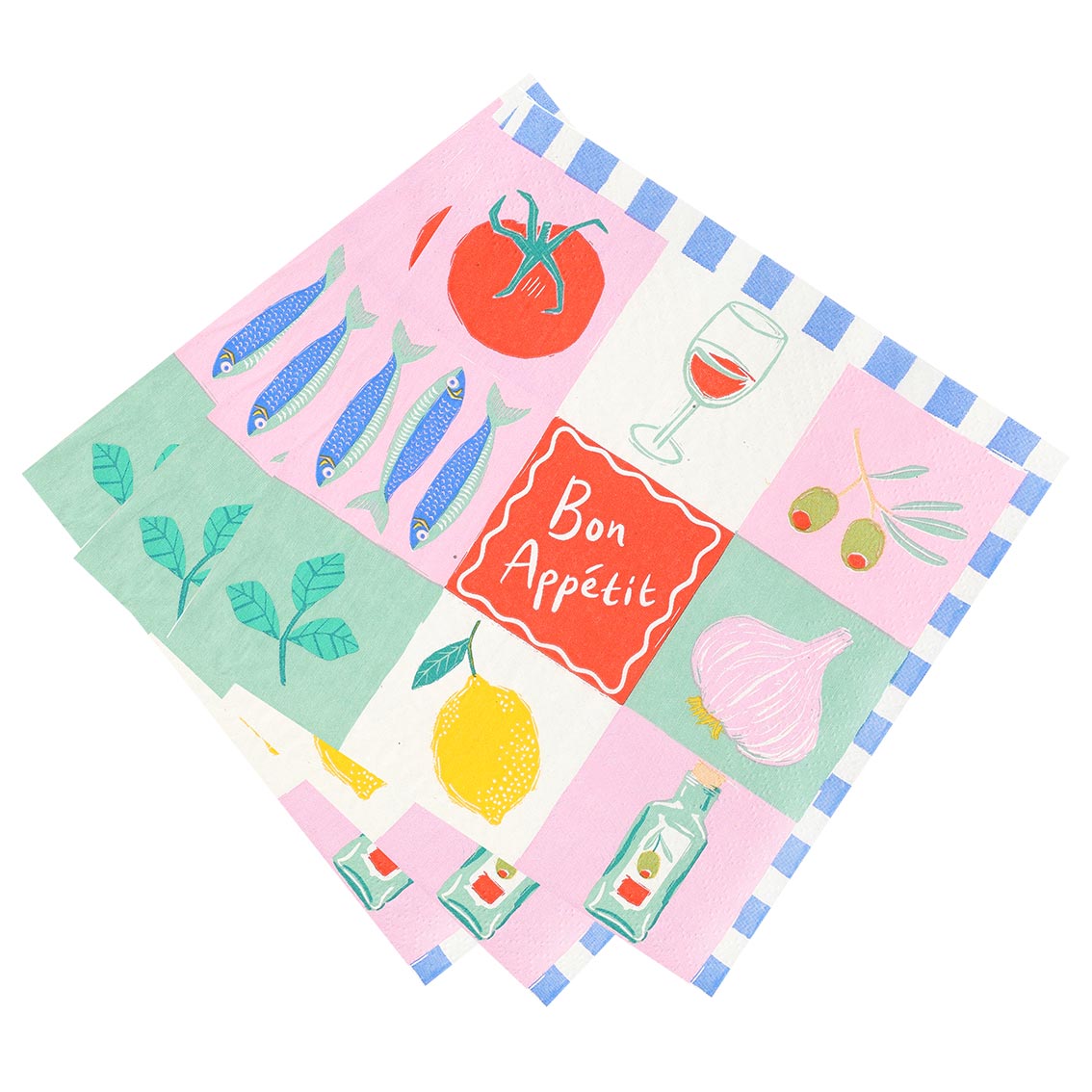 'Bon Appetit' Paper Napkins