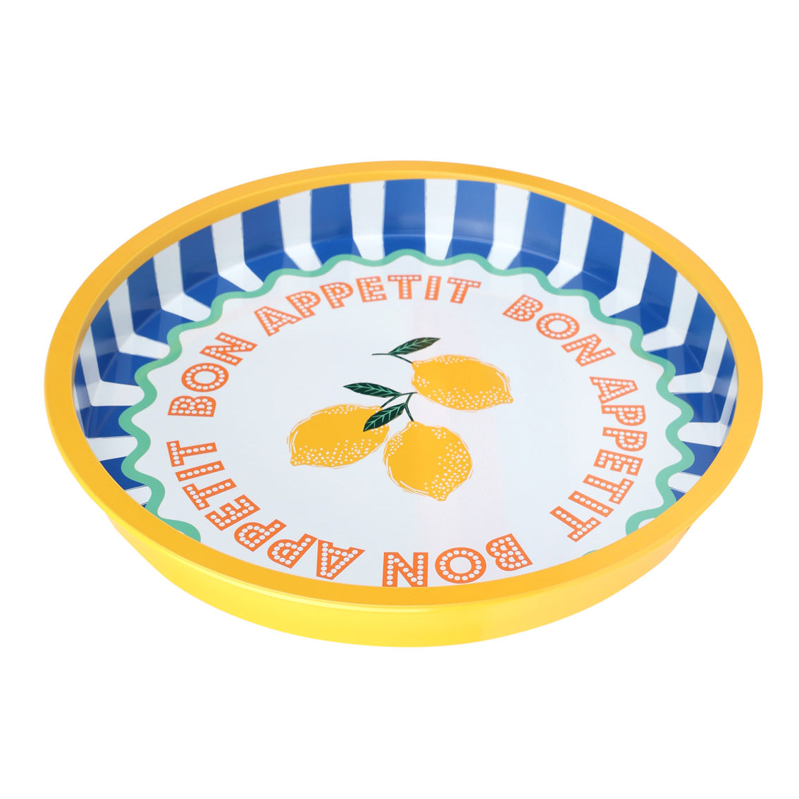 Lemon ‘Bon Appetit’ Tin Tray
