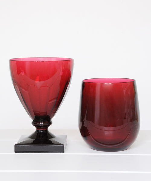 Cranberry Acrylic glassware