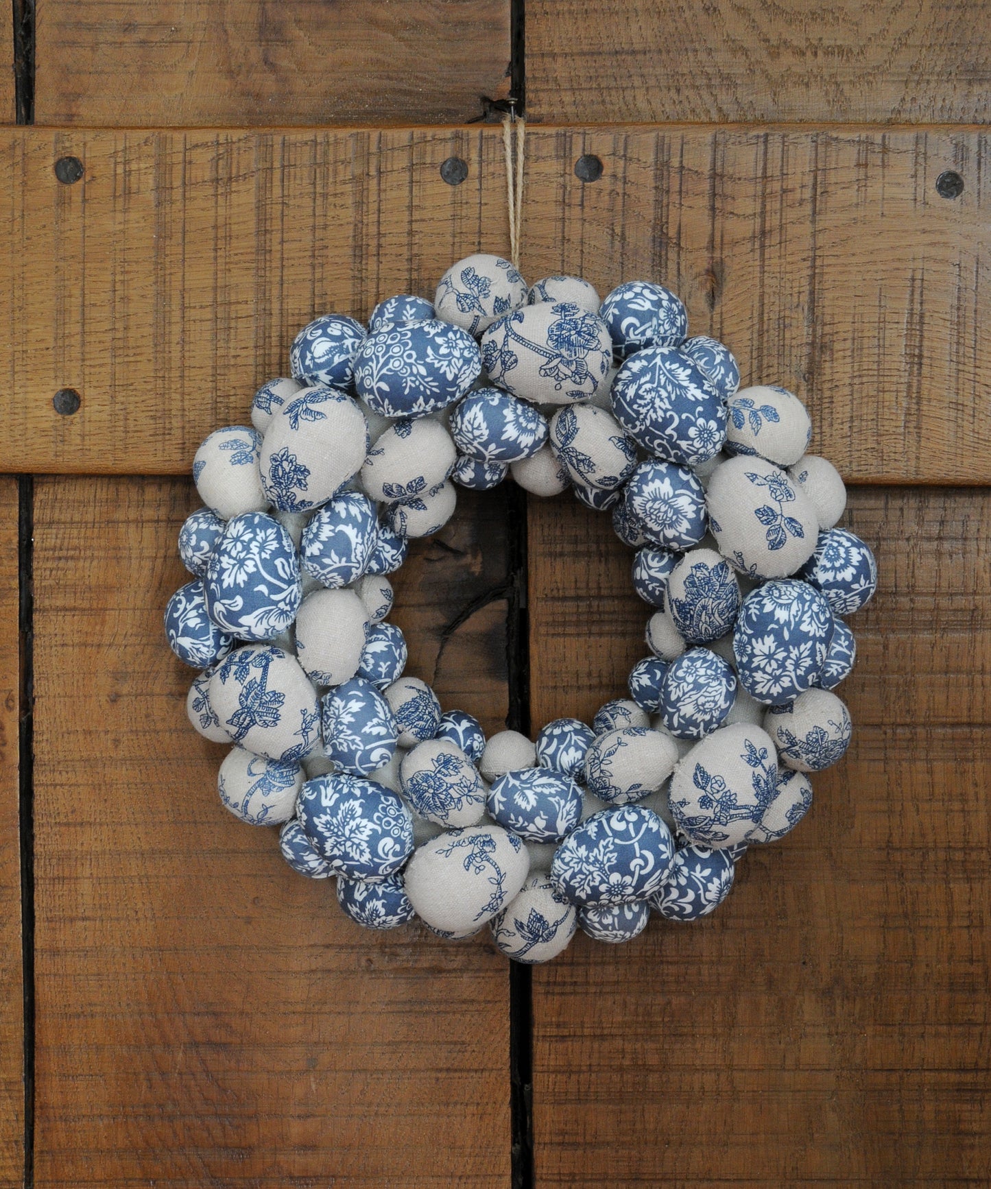 Blue Chinoiserie Egg Wreath