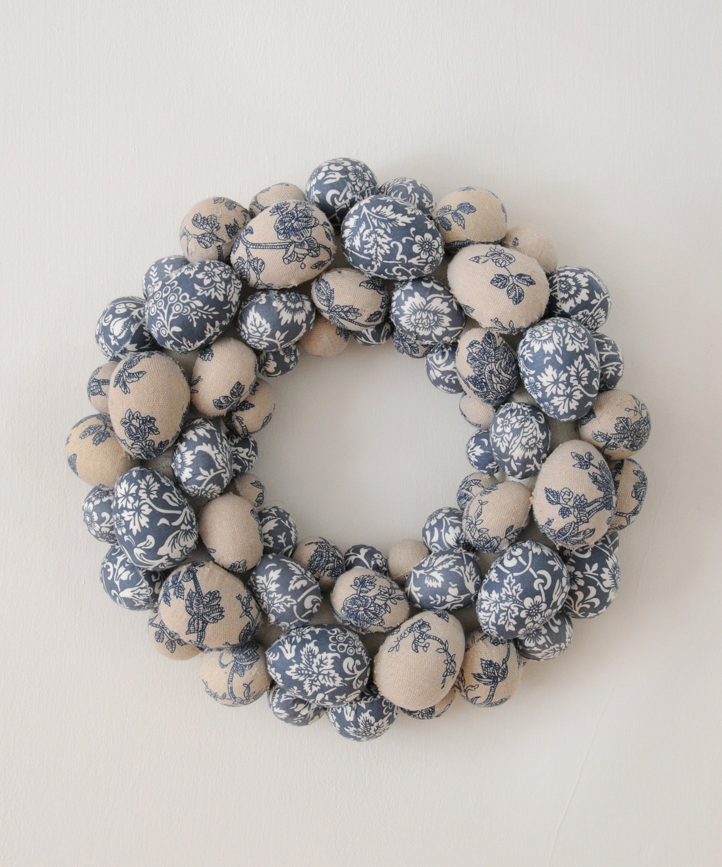 Blue Chinoiserie Egg Wreath