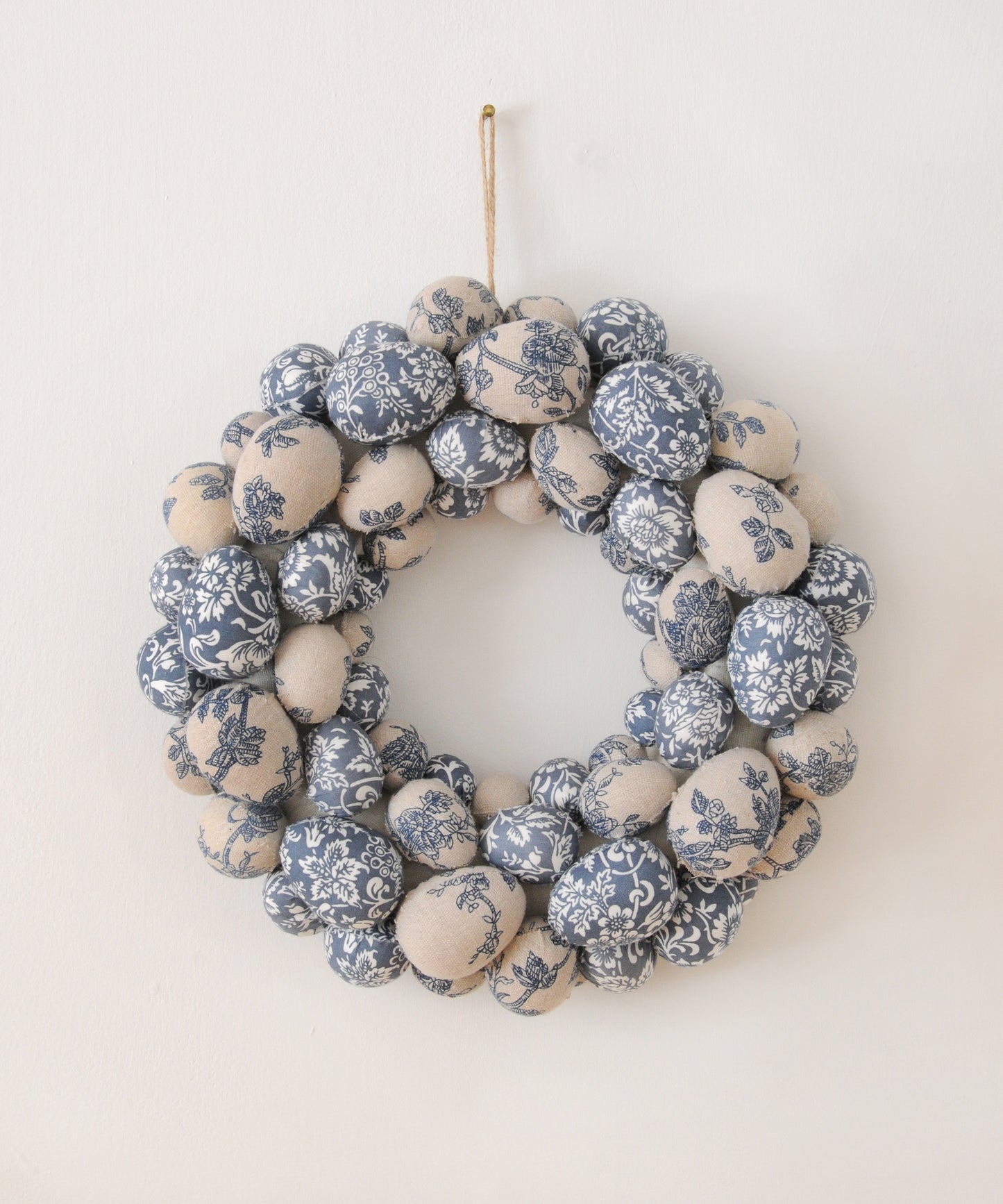 Blue Chinoiserie Egg Wreath