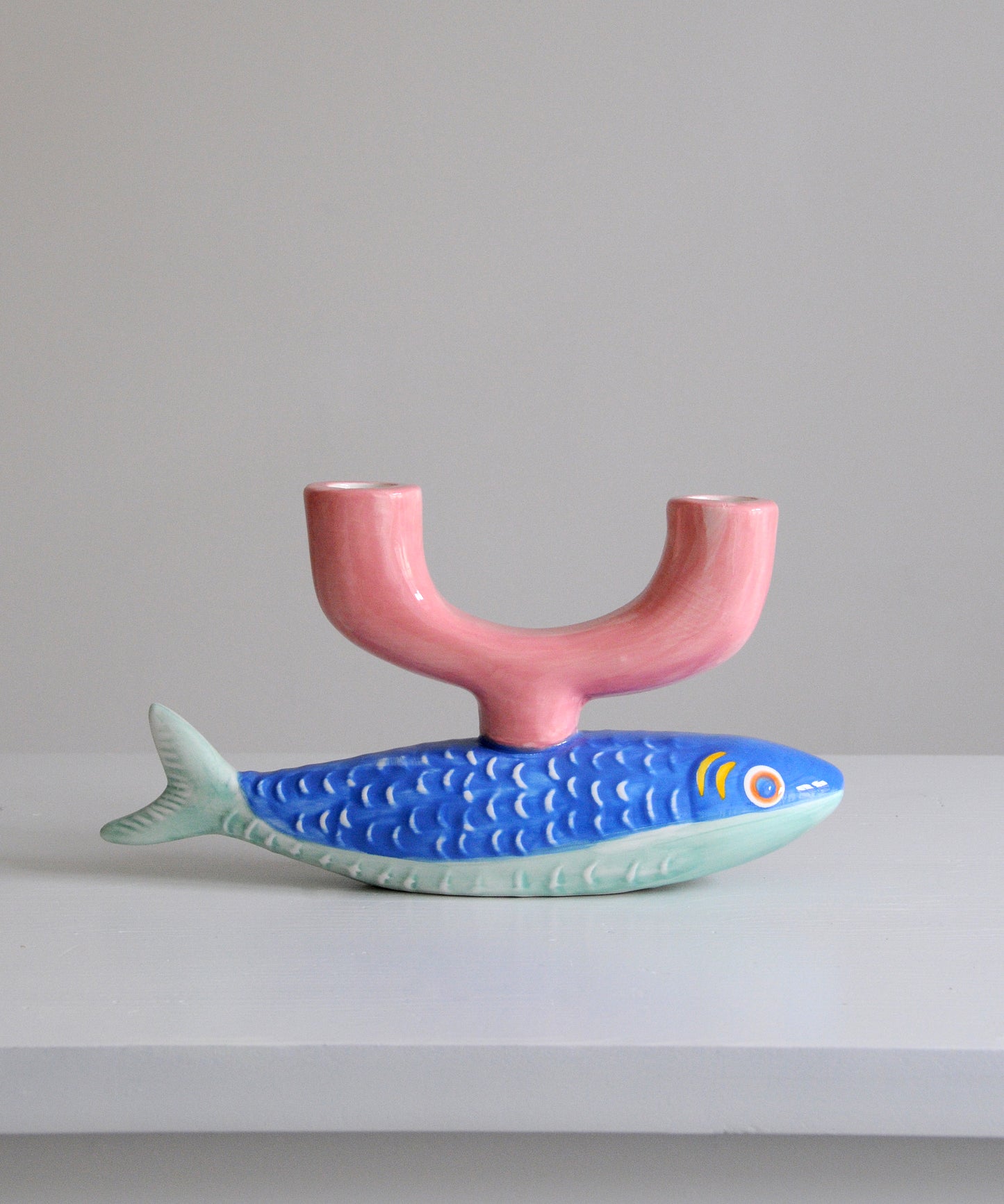 Fish Ceramic Candle Holder