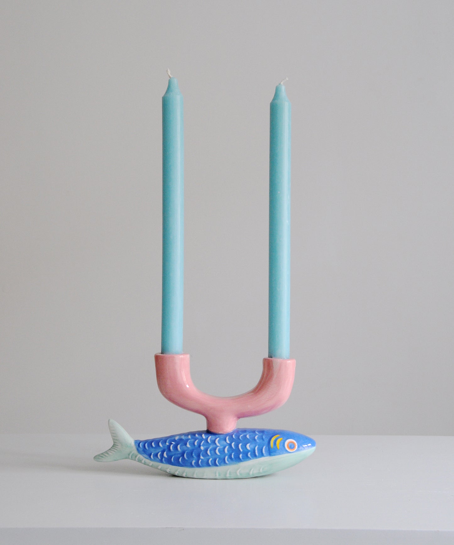 Fish Ceramic Candle Holder