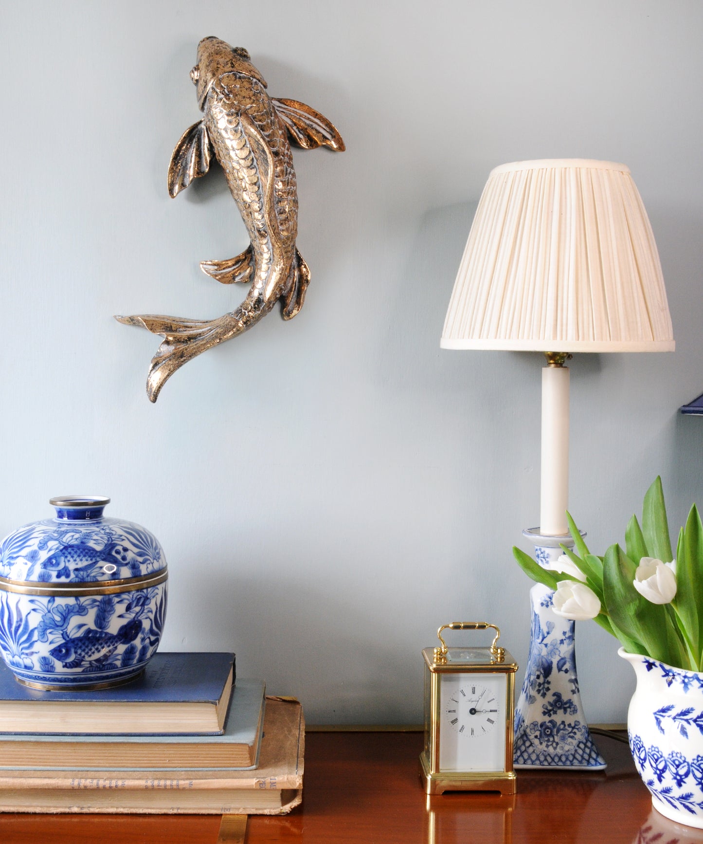 Gold Carp Wall Decor