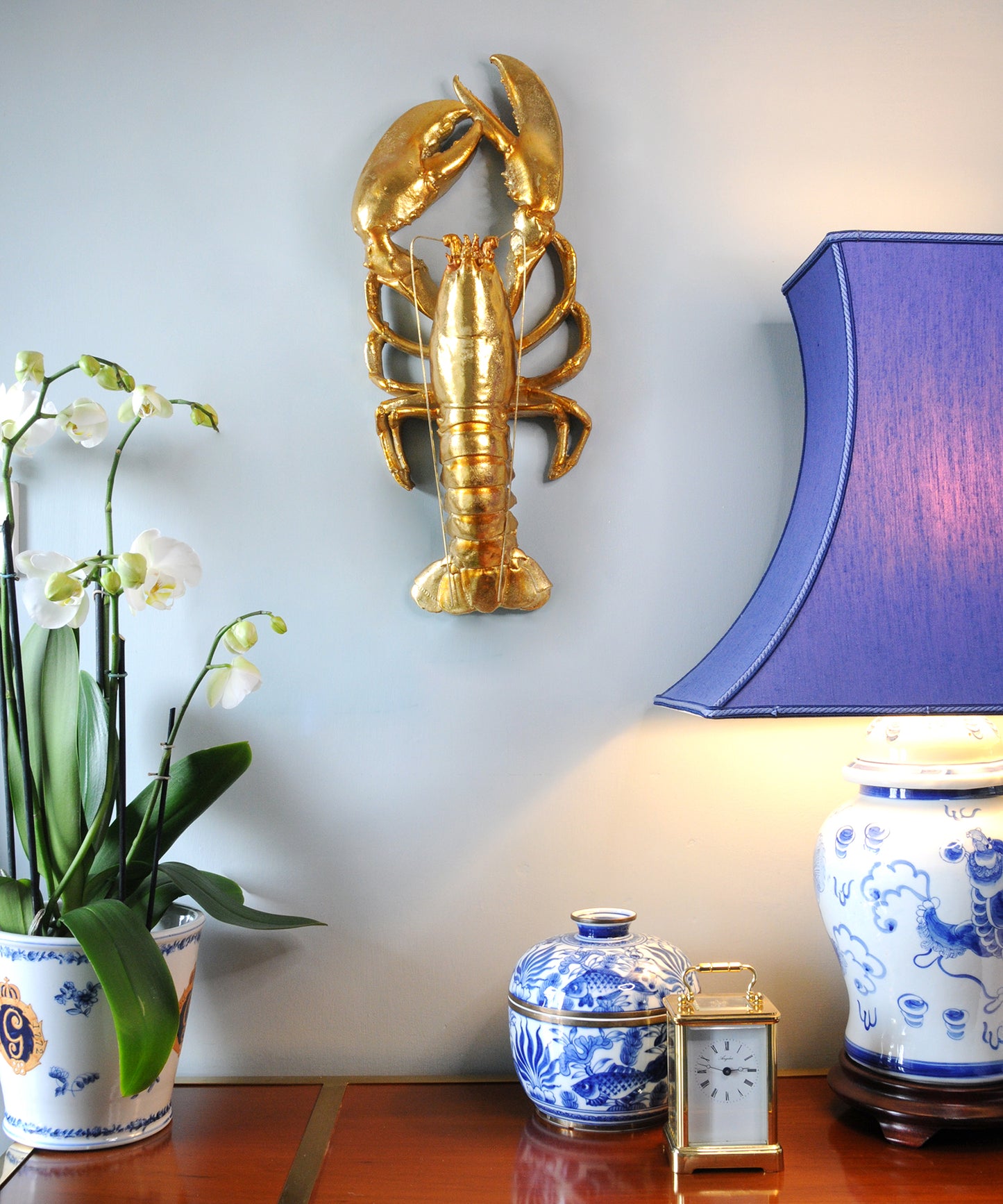 Gold Lobster Wall Decor