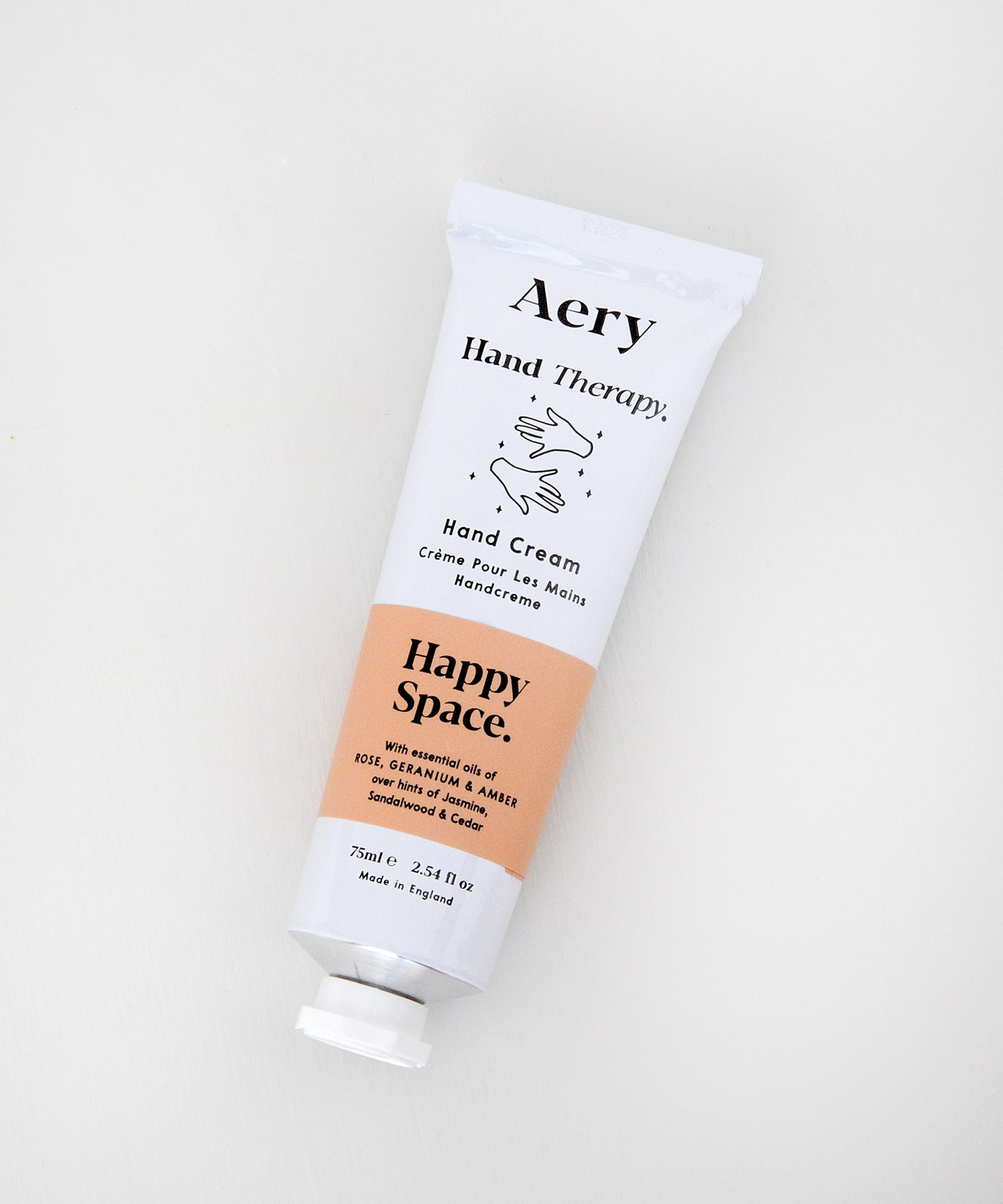 Happy Space Hand Cream – Rose, Geranium & Amber