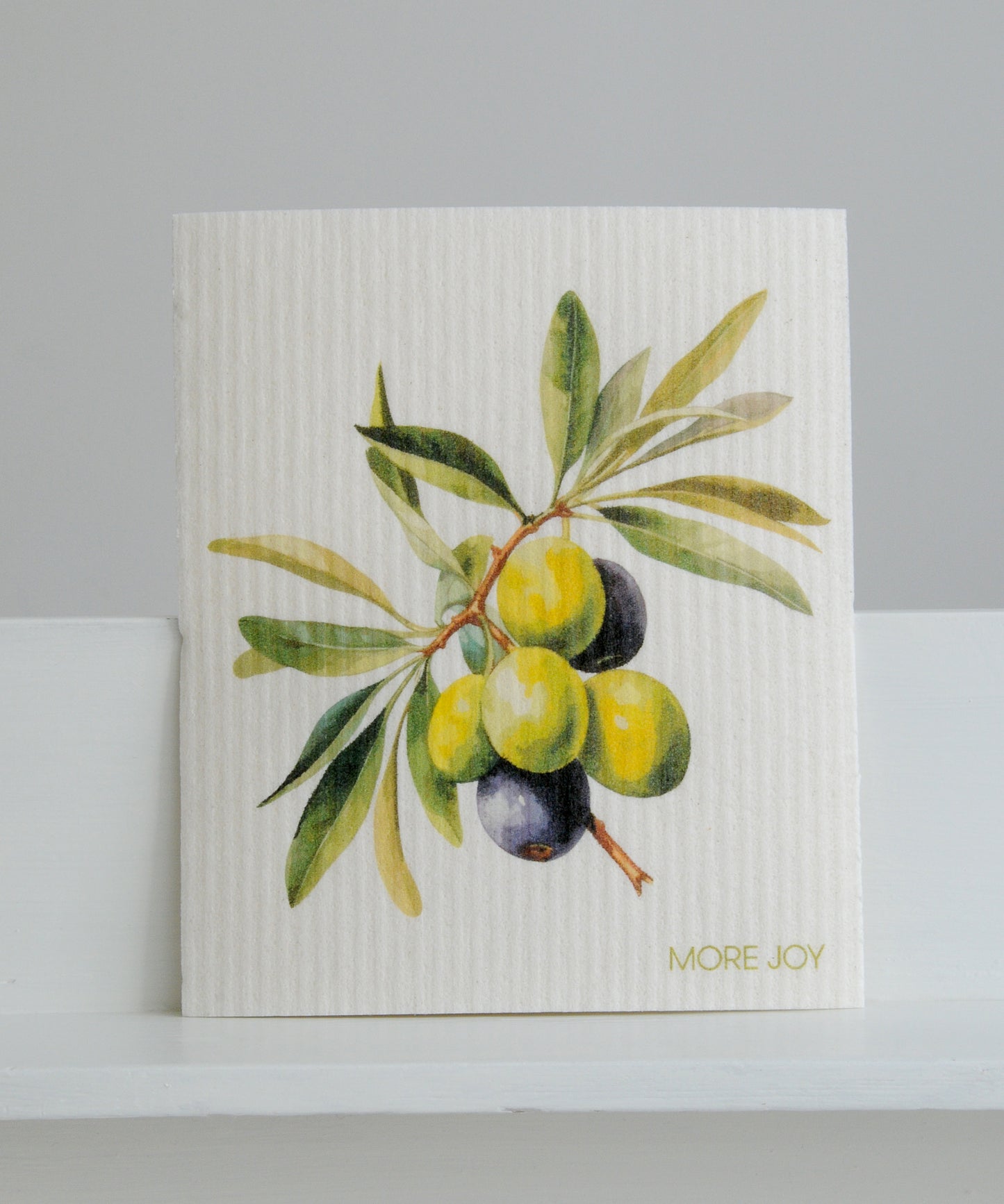 Olive branch dishcloth