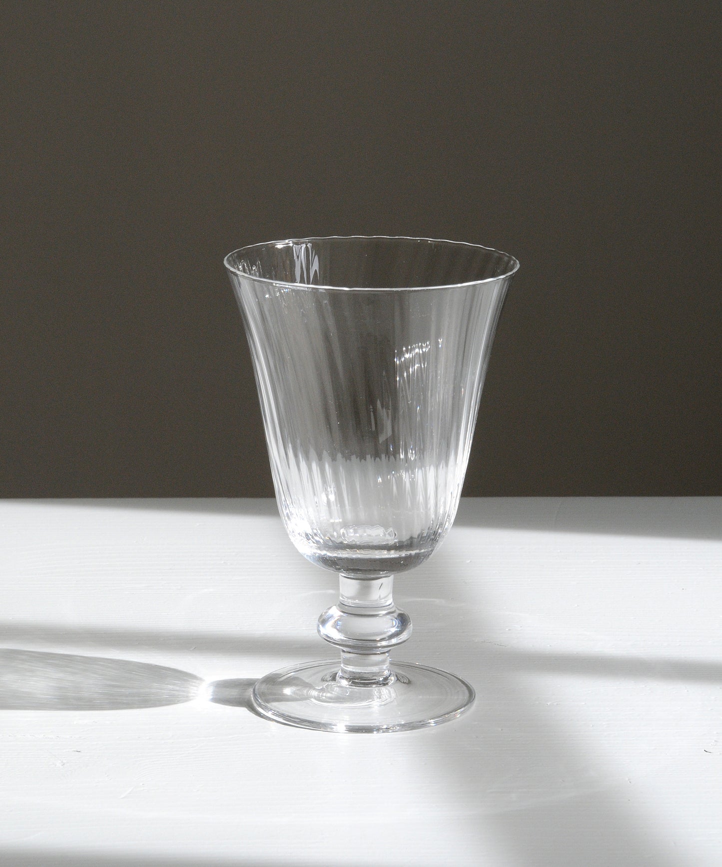Set of 6 -Short Stem Ribbed Glasses