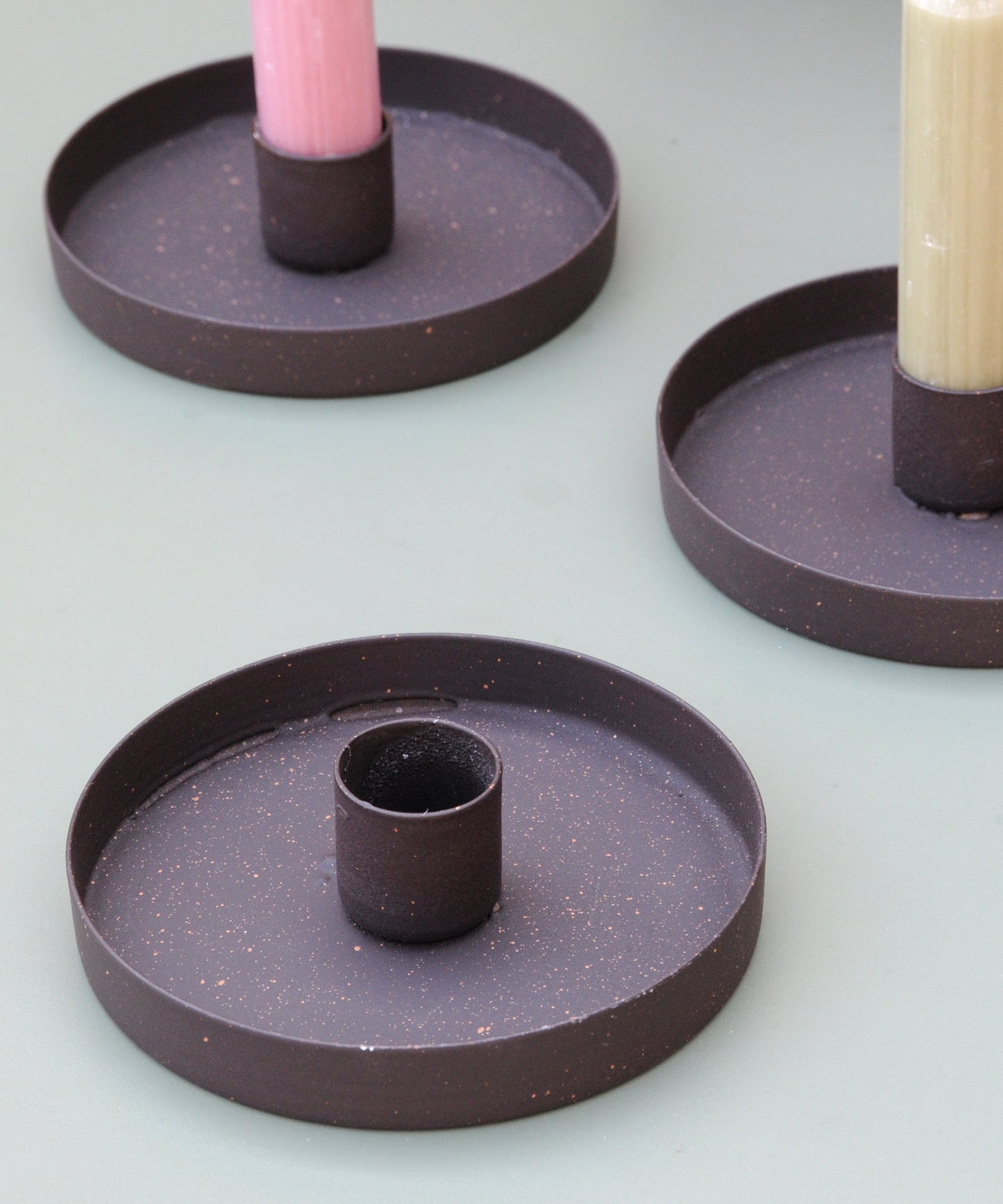 Simple Round Candle Tray