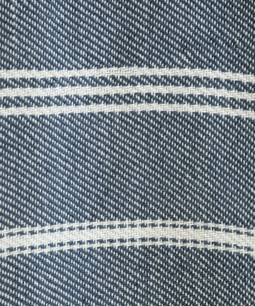 Navy Stripe Blanket detail