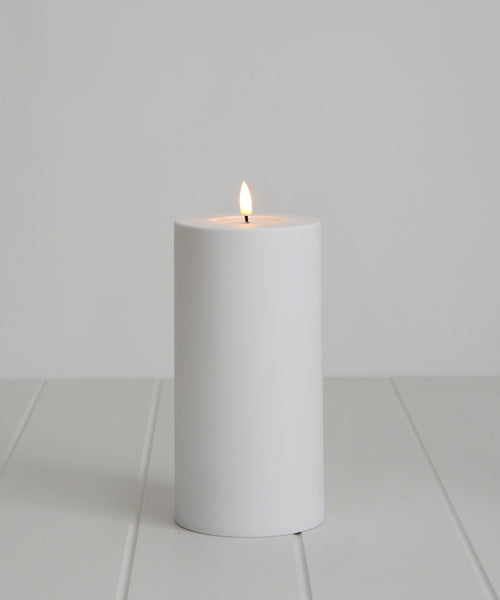 large outdoor battery candle