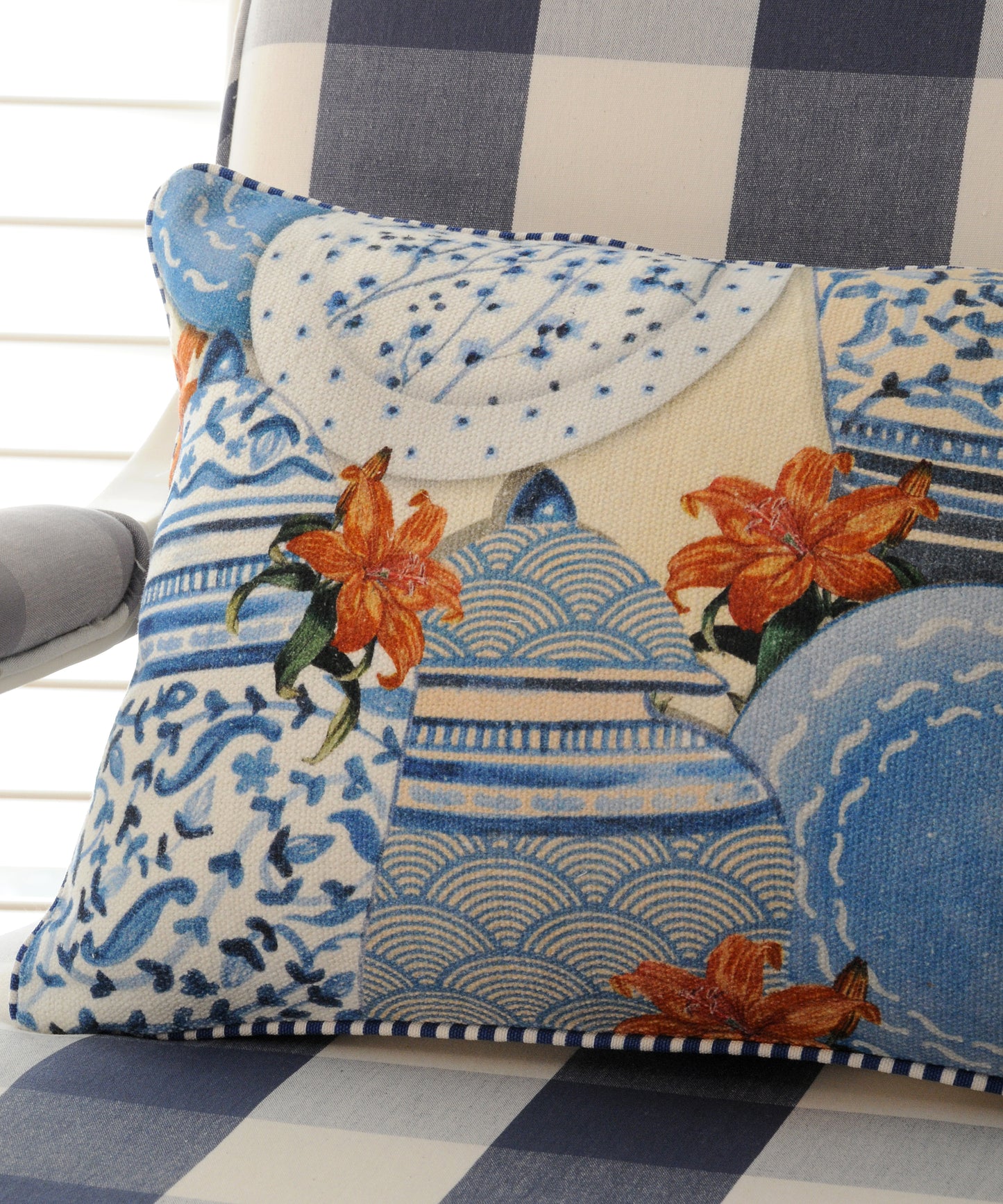 Jars & Flowers Cushion