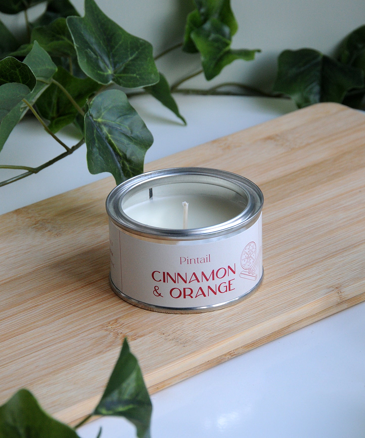 Cinnamon & Orange Small Tin Candle