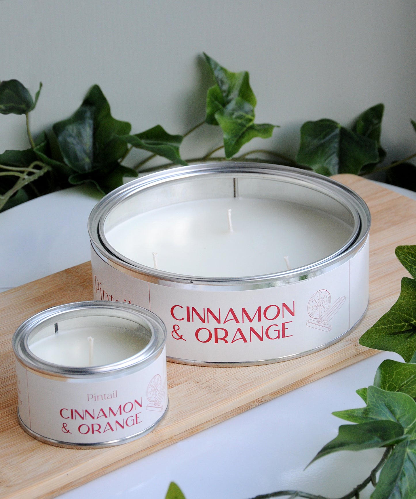 Cinnamon & Orange Small Tin Candle