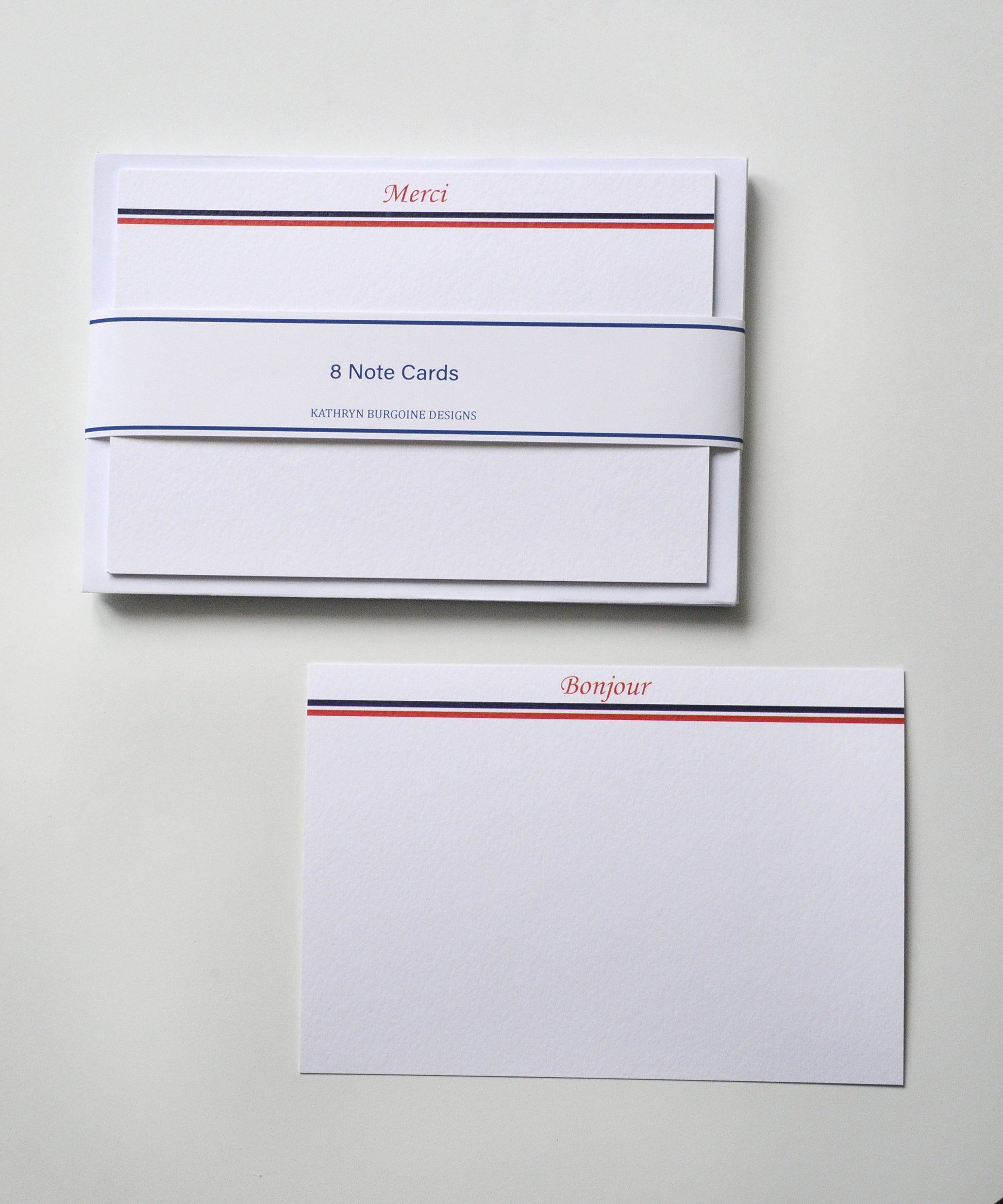French greeting notecards