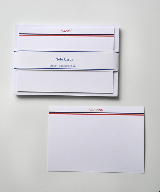 French greeting notecards
