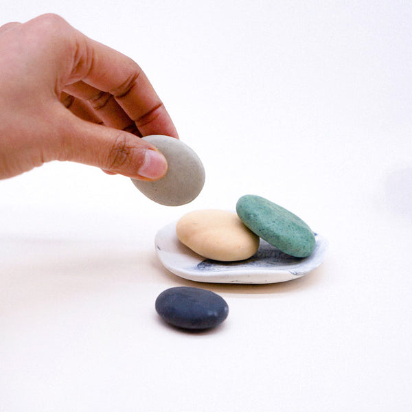 Pebble Soap with Dish Set
