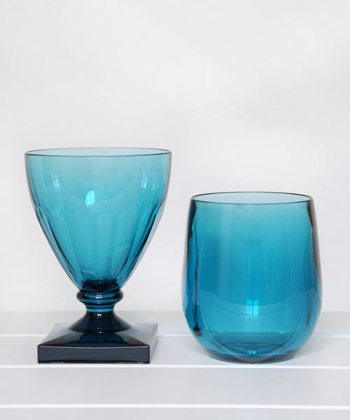 turquoise acrylic drinkware