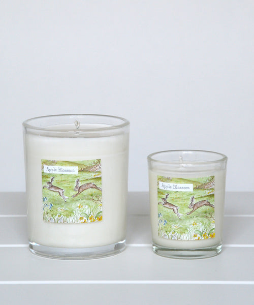 Apple blossom candle