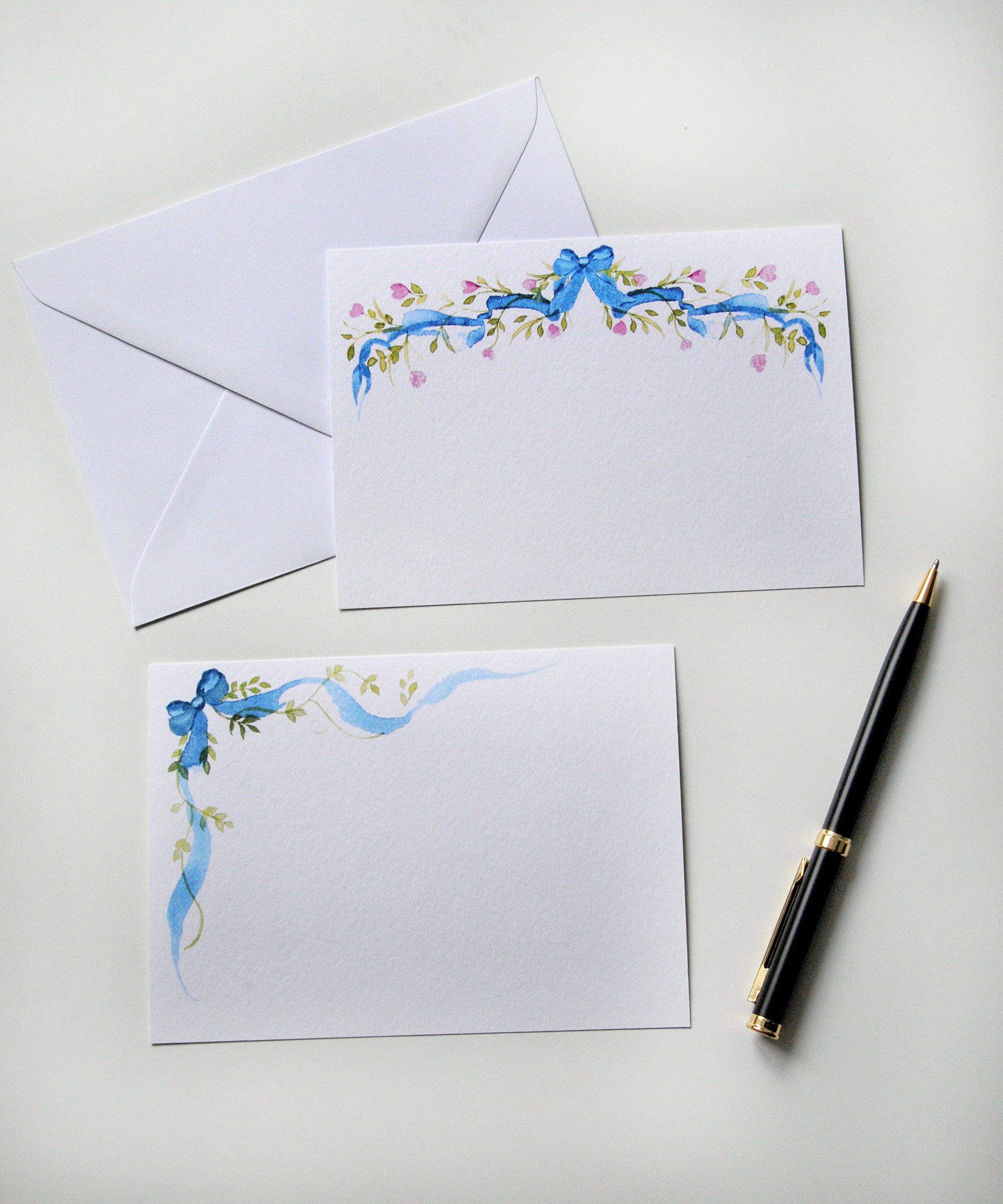bow notecards