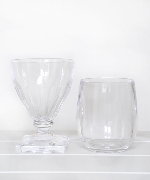 clear acrylic glassware