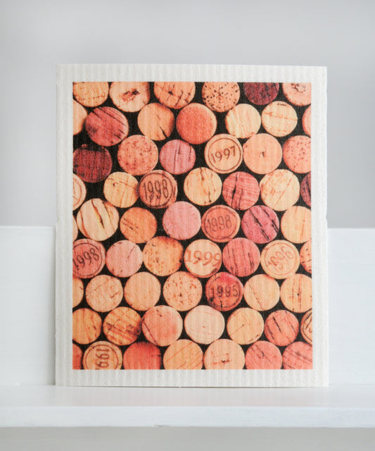 Wine Corks Dishcloth