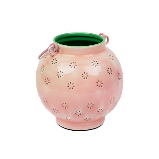 Metal Pink Lantern - Small