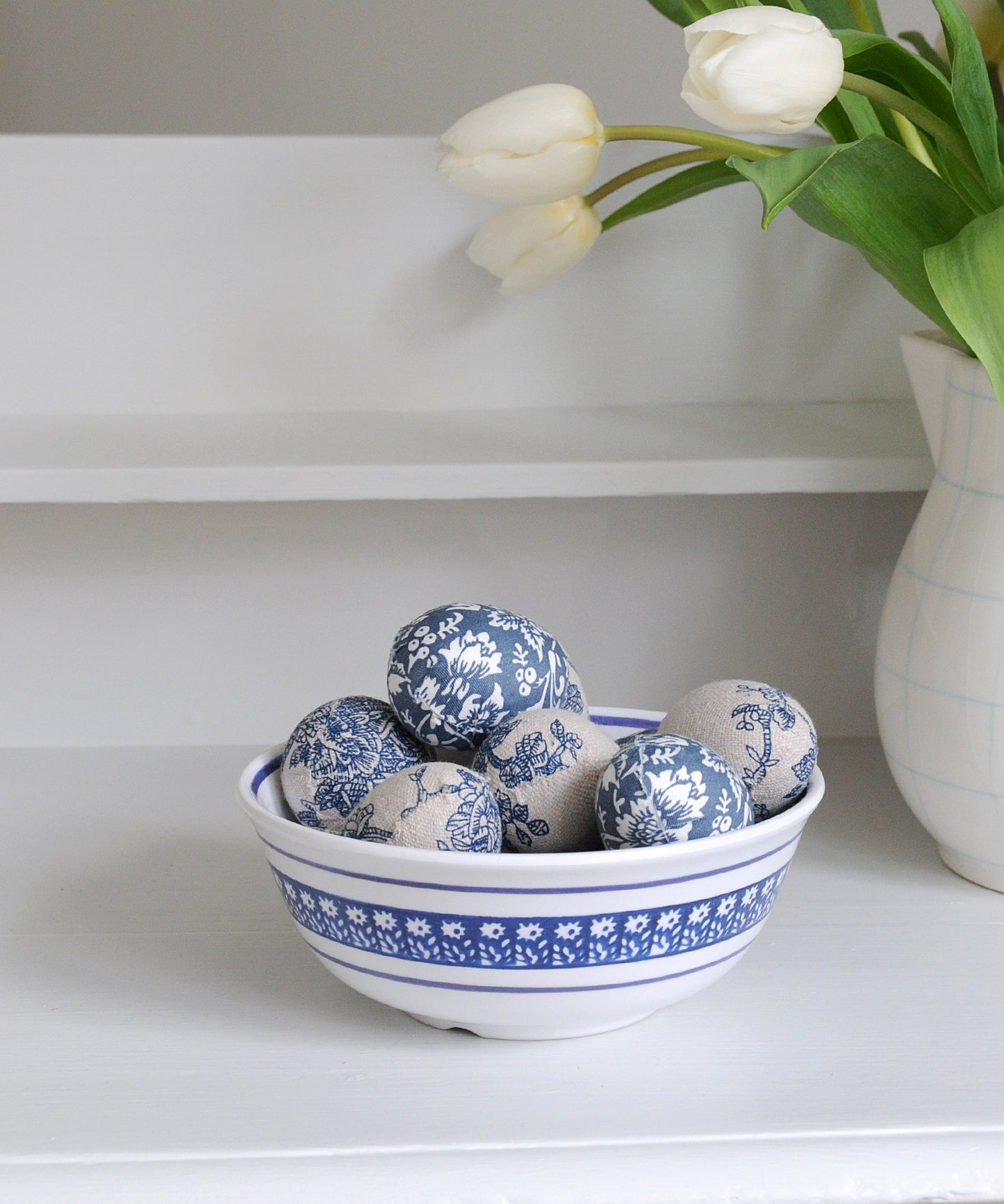 Chinoiserie Fabric Eggs