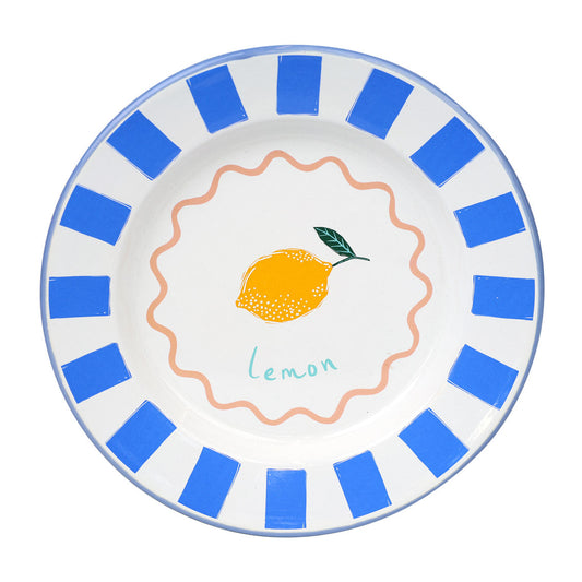 Lemon Enamel Plate