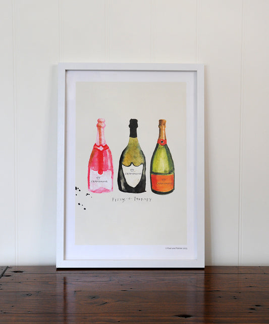 'Fizzy-O-Therapy' A3 Print