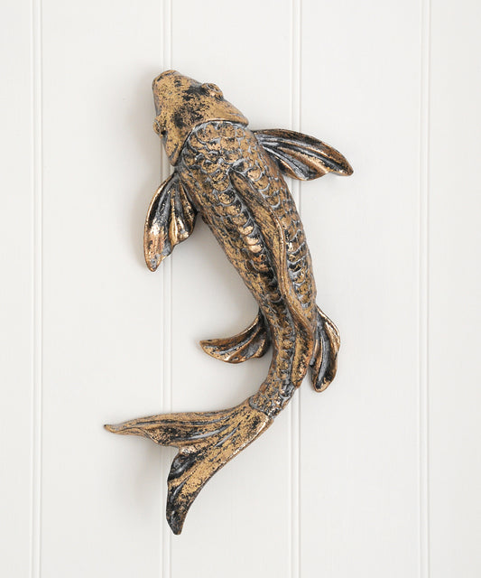 Gold Carp Wall Decor