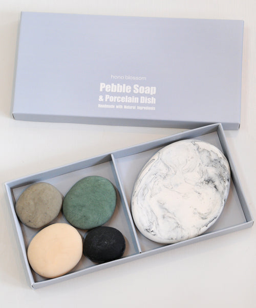 Pebble Soap with Dish Set
