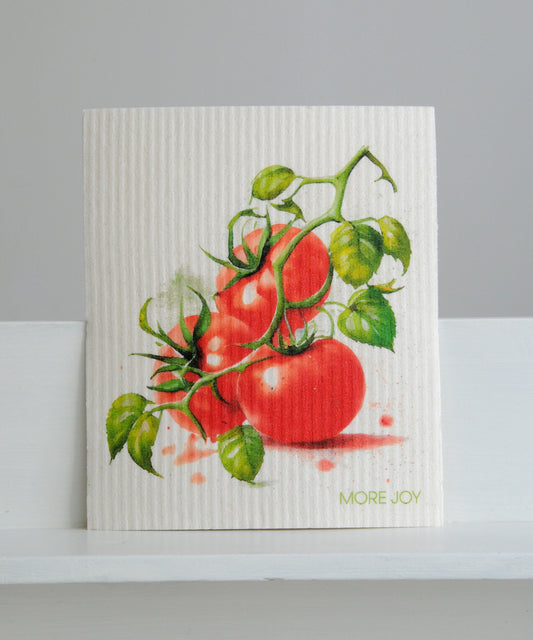 Tomato vine dishcloth