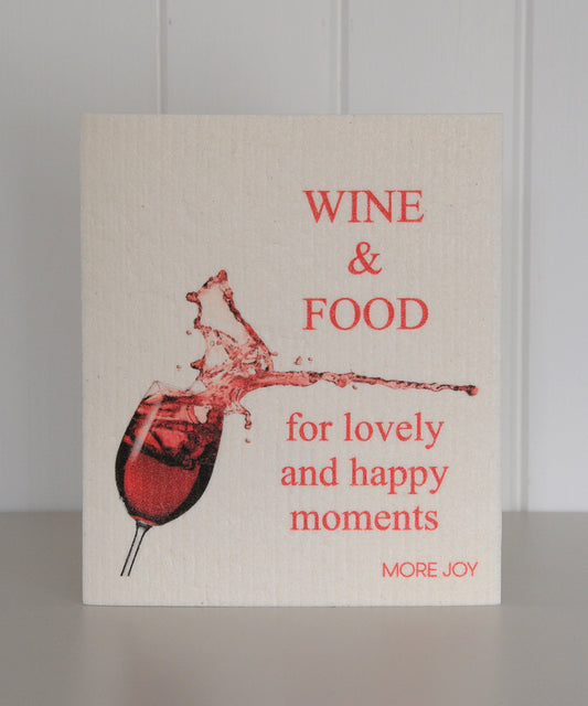 wine & Food Dishcloth