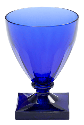cobalt acrylic goblet