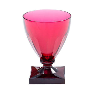 Cranberry Acrylic Goblet