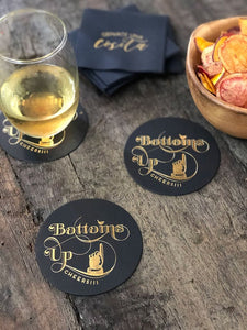 bottoms up coasters