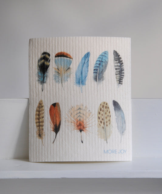 Feathers Dishcloth