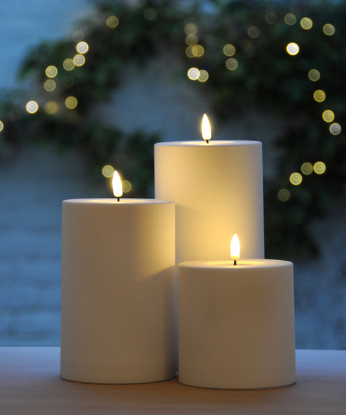 outdoor battery candles