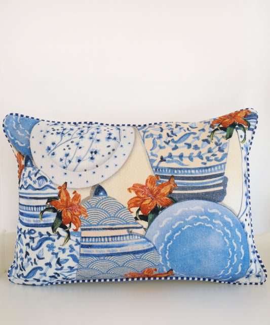 Jars & Flowers Cushion