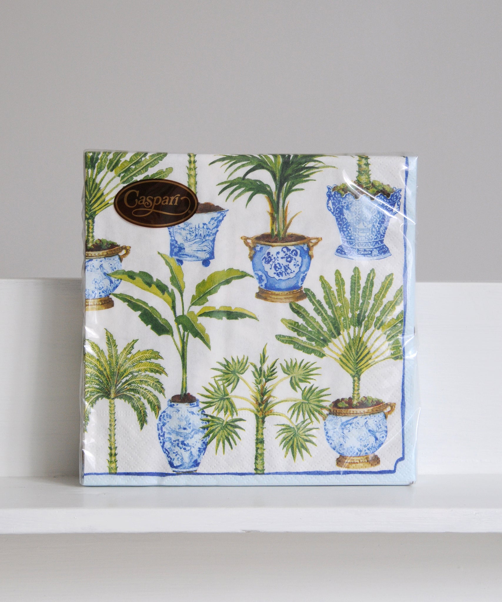 potted palm napkins